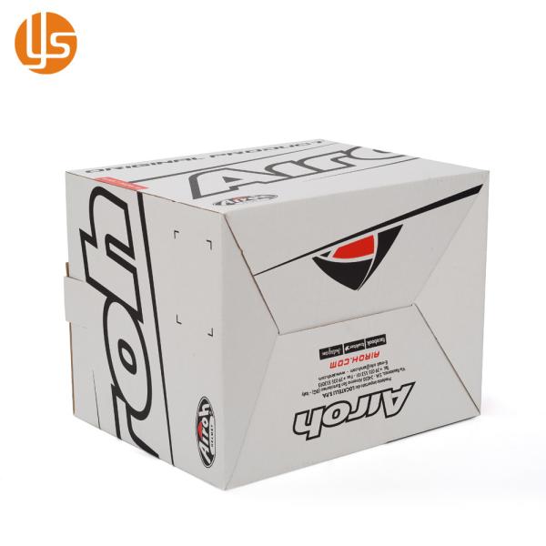 Custom Sized Corrugated Paper Motorcycle Helmet Packaging Box