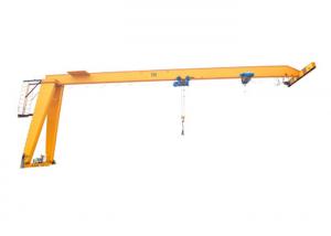 China BMH Type Single Girder Semi Portal Crane Electric Hoist 5 Ton IP54 Protection on sale