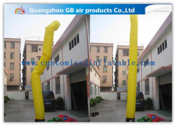 Colorful Tube Shape Inflatable Advertising Signs Inflatable Air Dancer In Sky