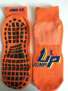 Wholesale China Supply Cotton Barre Grip Socks/ Trampoline With Sticky Bottoms/Non Slip Trampoline Socks With Rubber Grips from china suppliers