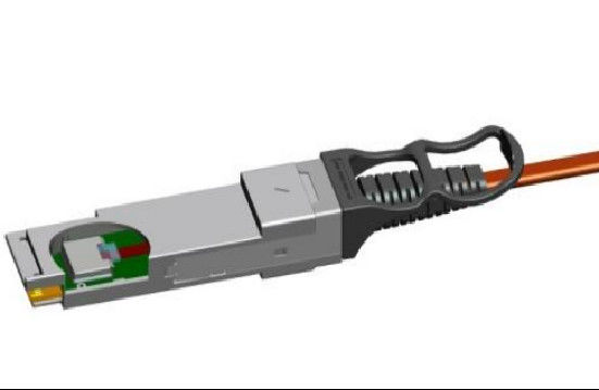 10G 100G FTTX Network Active Optical Cable Small Size Low Power Consumption