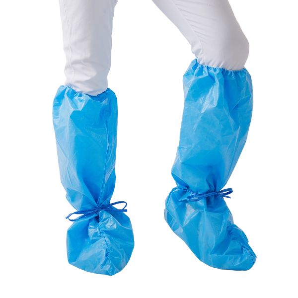 CE Disposable Boot Cover , PP Hospital Booties Shoe Covers