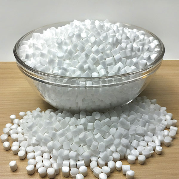 White Color EVA Masterbatch Plastic Granules Customized For Titanium Dioxide Concentration