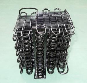 Black E Coating Wire Tube Condenser With Refrigerator Spare Parts Meet European Standard