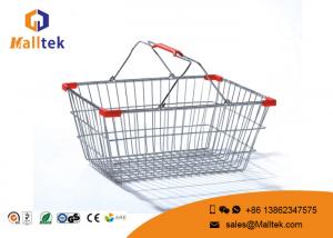 Wholesale Supermarket Boutique Metal Wire Baskets / Cosmetics Store Grocery Basket from china suppliers