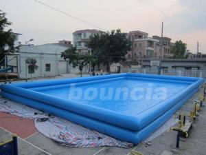 Wholesale Double Layer Giant Outdoor Inflatable Water Pool For Commercial Use from china suppliers