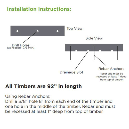 Recycled Rubber Landscape Edging Sizes And Colors Can Be Customized
