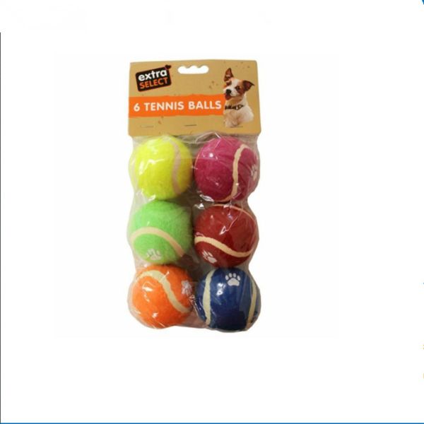 training exercise pet toy durable elastic rubber tennis ball