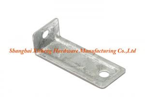 China Construction Parts Corner 'L ,  Galvanized Steel  Plain Color Metal Stamping  Parts on sale