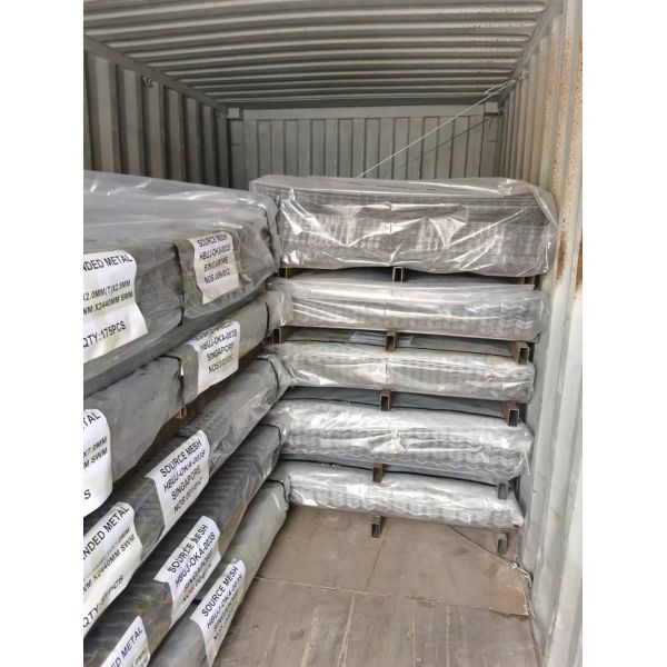 5052 Facade Expanded Aluminium Mesh Customized