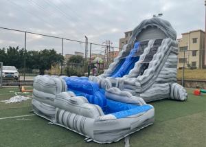 China Backyard nylon thread Inflatable Water Slide For Kids on sale