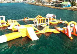 Wholesale Funny Forest Inflatable Water Park , Inflatable Water Sports Challenge from china suppliers