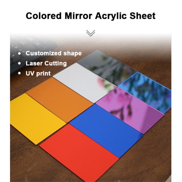 Silver 1020*2020mm 3mm Plastic Acrylic Sheet