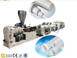 China Drainage And Electric Conduit PVC Pipe Making Machine，  PVC Pipe Production Line on sale