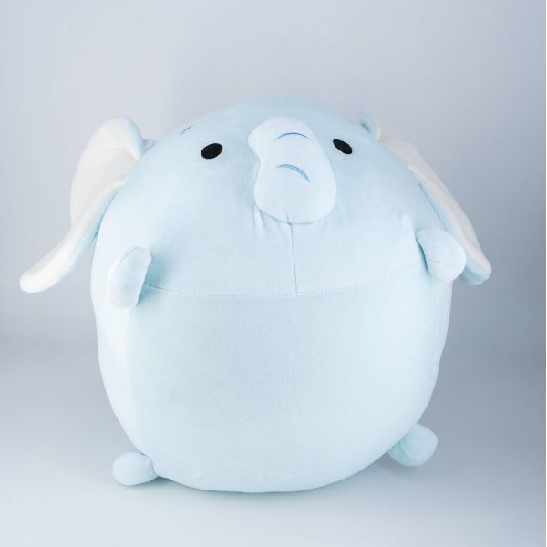 Adorable Plush Elephant Stuffed Animal Pillow Super Soft Elephant Hugging Toy Hypoallergenic