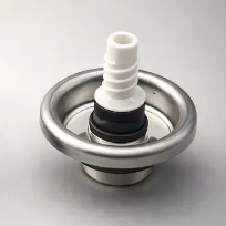 Foam application usage scene showing valve in practical use