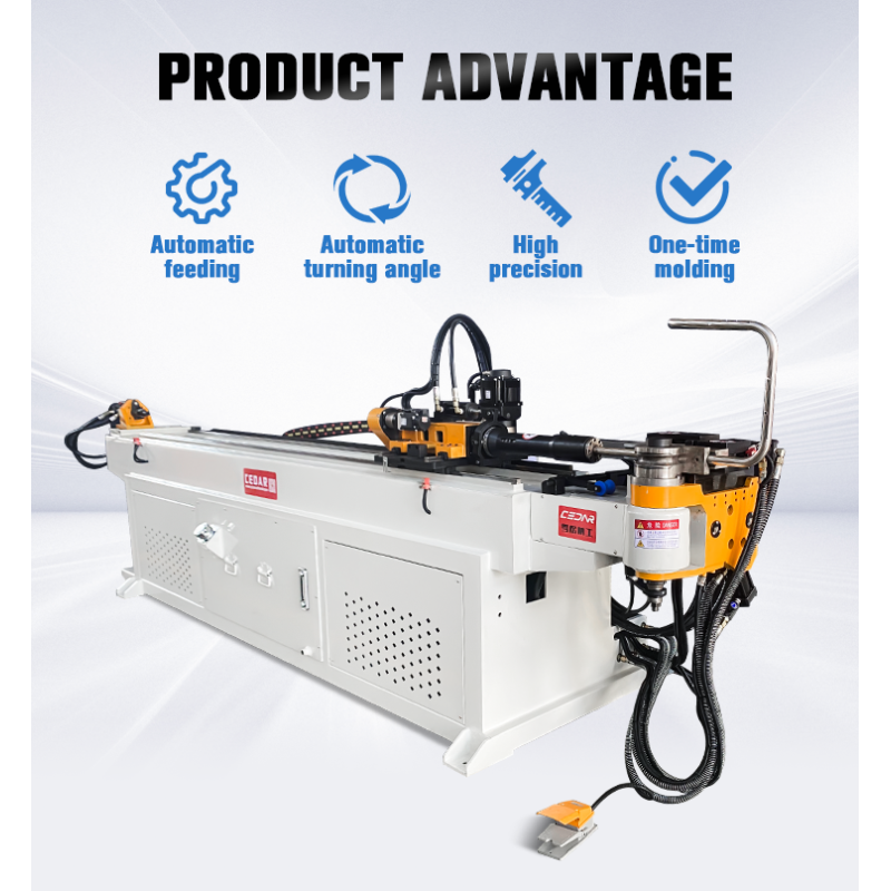 Portable CNC 3D Automatic Metal Table Elbow Bending Machine Hydraulic and Electric Power with Loading Circular Pipe Feature