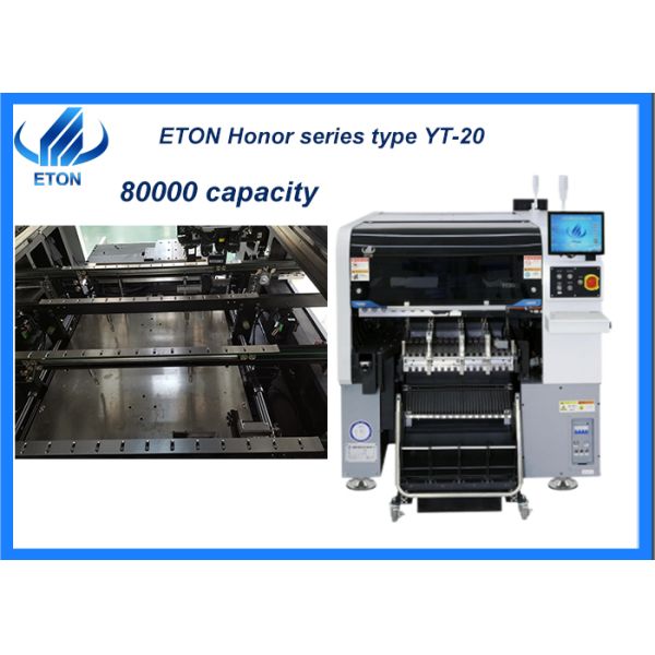 PCB Ultra Small Chip 0201 SMT Mounting Machine 500mm Dual Modular Head