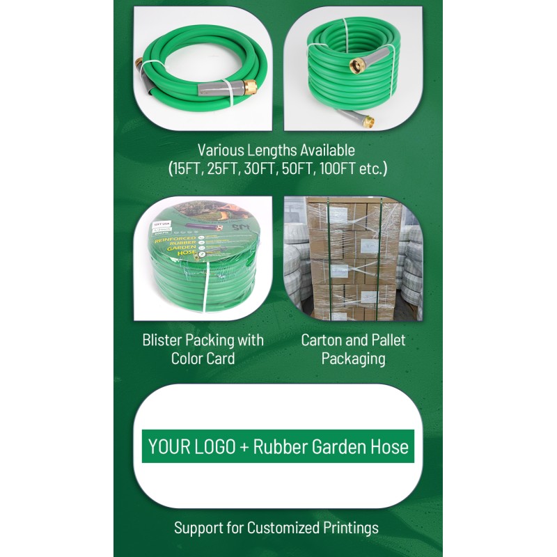 10m/20m UV Resistant Lightweight Garden Hose with Quick Connect Coupling