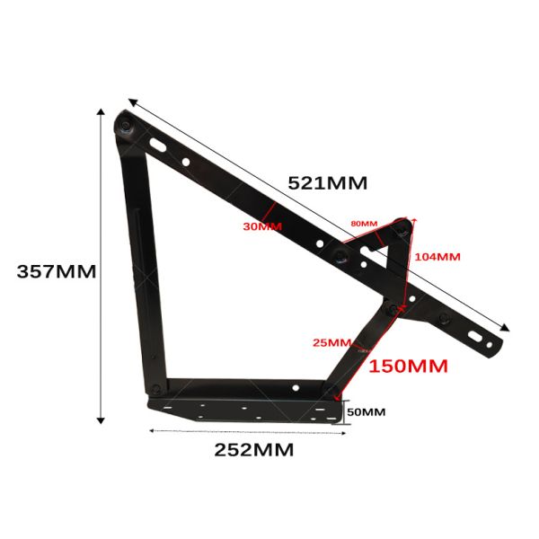 Functional Sofa Bed Accessories Drawer Hinges Sofa Hardware Hinges Iron Hardware Accessories Sofa Accessories