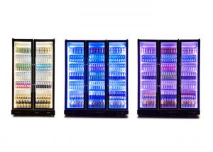 China OEM Supermarket Bar Display Freezer Beverage Cold Drink Glass Door Refrigerator on sale
