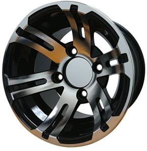 Wholesale 205/50-10 DOT Low Profile Street Tires And 10 Inch Golf Cart Machined/Glossy Black Wheels Combo 4 Ply Rated from china suppliers