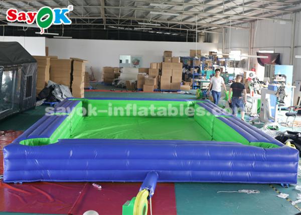 Quality Inflatable Garden Games Large Inflatable Sports Games Children Playing Billiards Inflatable Billiards Ball Field for sale
