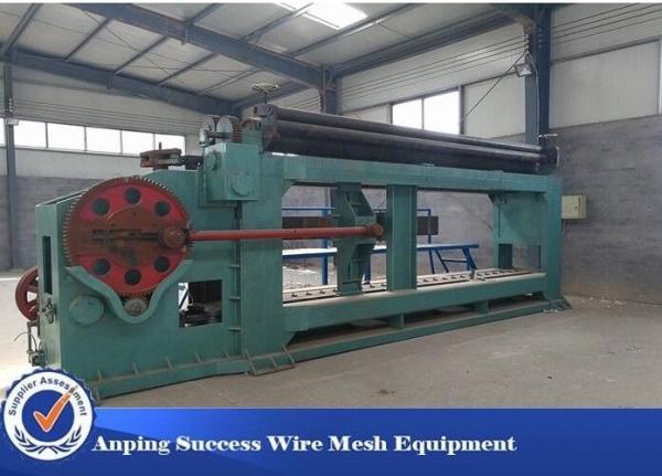 Quality 80x100mm Gabion Wire Mesh Weaving Machine Adopts PLC Automatic Control for sale