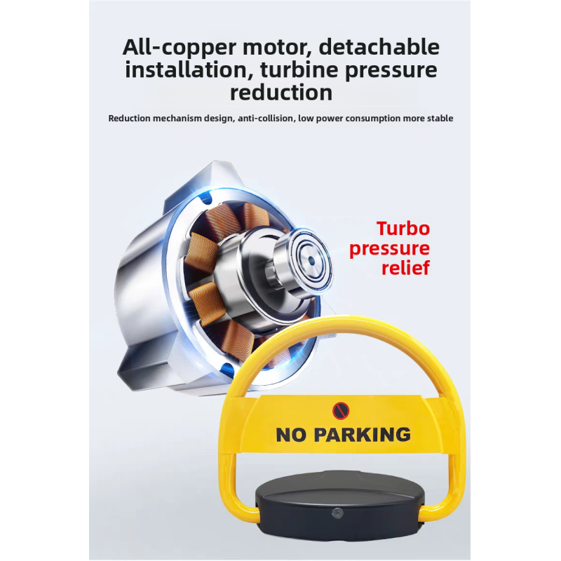 Rust Resistant Car Parking Locks Space Saving Remote Control Parking Lock IP67