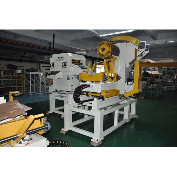 Hydraulic Heavy Material Rack Punch Decoiler Straightener Feeder Automatic Leveling Uncoiler