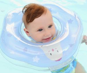 China Baby'S Inflatable Swimming Ring 90a Transparent TPU Fabric on sale