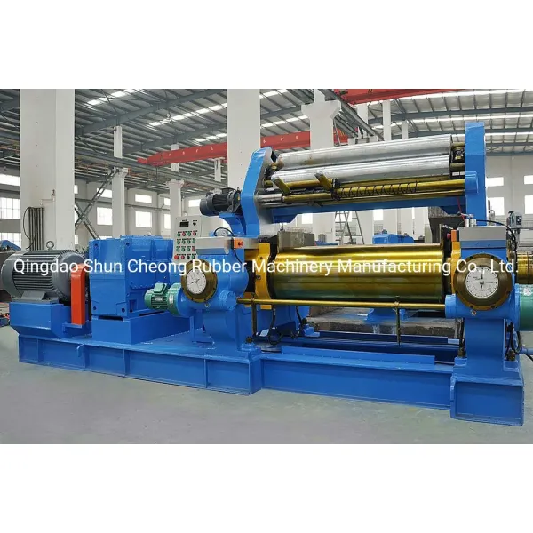 22 Inch Industrial Open Type Rubber Two Roll Mixing Mill Machine