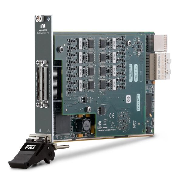 Customizable National Instruments PXIe-6378 PXI Multifunction I/O Module with 3