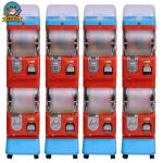 Amusement Center Gumball Vending Machine Transparent Ball Box 1-6 Coins