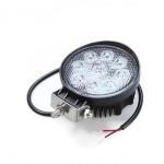 27W Super Bright Led Truck Work Lights , Auto Round Led Offroad Lights