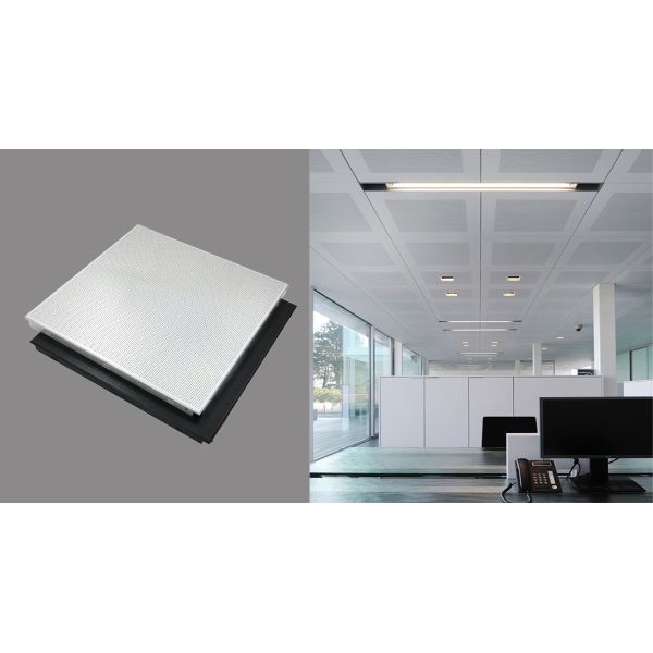Bevel Angle Clip In Ceiling System ISO9001 Standard Galvanized Steel Material Optional Durable Architectural Panels