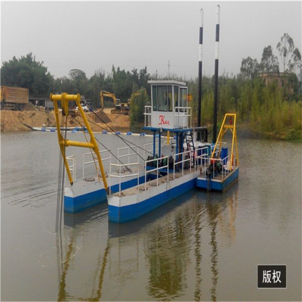 Marine Engine 650 Pipe Line Cutter Suction Dredger 20m Depth Dredging