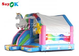 Wholesale 4.9x3.9x3.3 Pink Unicorn Inflatable Bounce Jumping House For Child from china suppliers