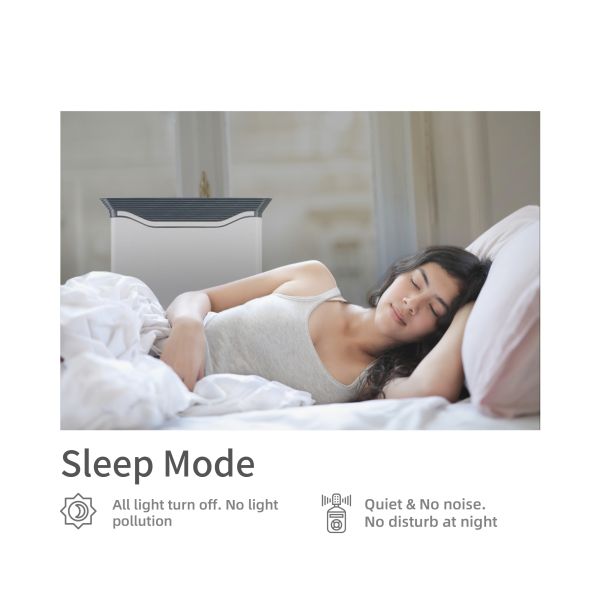 HOMEFISH H11 HEPA Negative Ion UV Air Purifier With PM2.5 Display