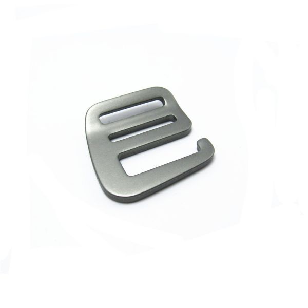 Safety Backpack Accessories Flat Or Curved 25mm Aluminium G-Shape Hook Buckle