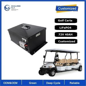 Wholesale Golf Cart Forklift Motorcycle Lifepo4 Lithium Battery 48V 72V 40Ah BMS RS485 2000cycles Lead Acid Replacement Battery from china suppliers