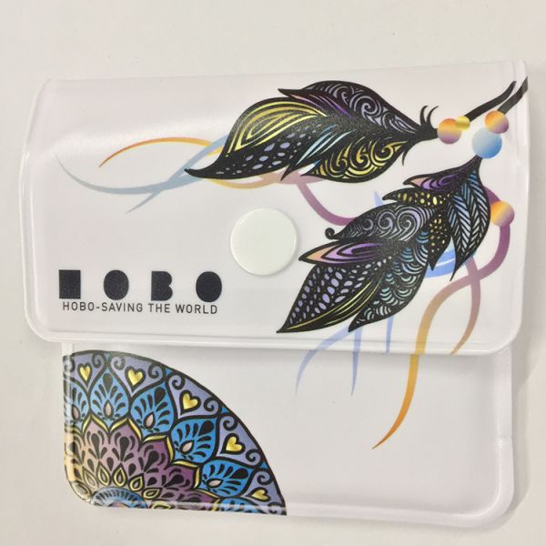 Custom made plastic eva portable pocket ashtray for environment protection