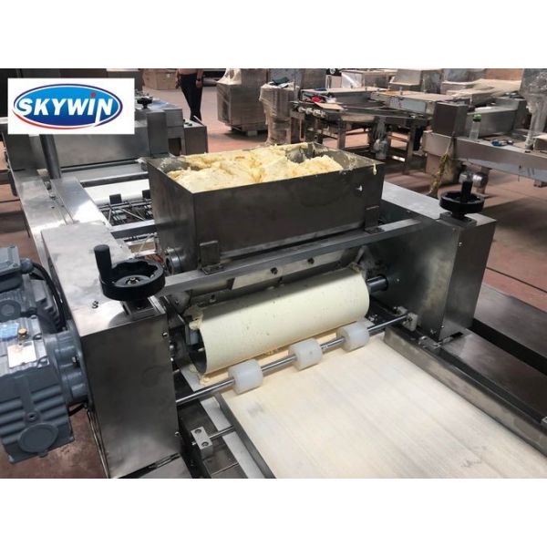 Automatic PLC Control 304 Stainless Steel Wafer Biscuit Production Line