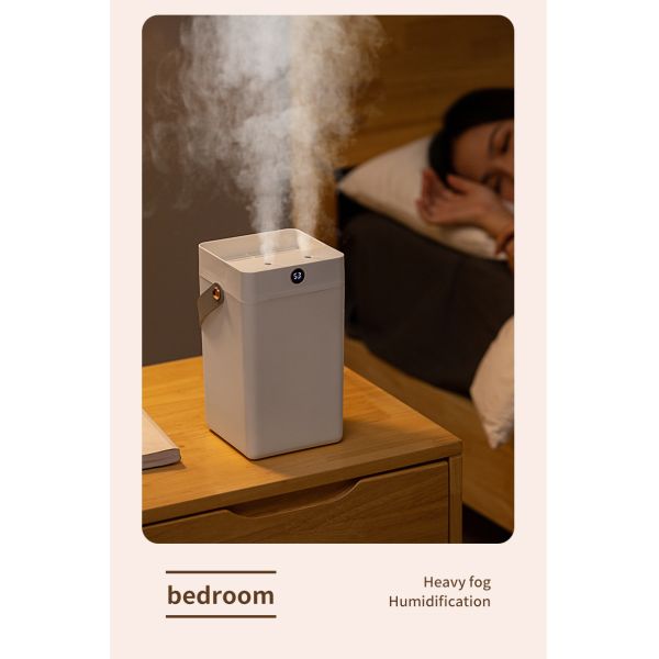 3L Large capacity Double Spray Diffuser Humidity Cool Mist Nebulization Air Humidifier With Digital Screen Display