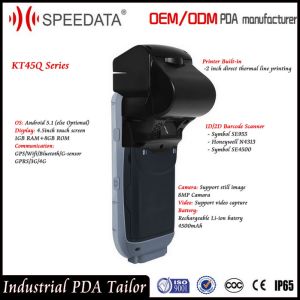 Wifi GSM Rugged Barcode Scanner for Android Chip Card , 8MP Camera