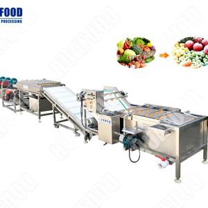 Wholesale Fruit Food Drying Machine Washing Blanching Cooling Freezing Packing Line from china suppliers