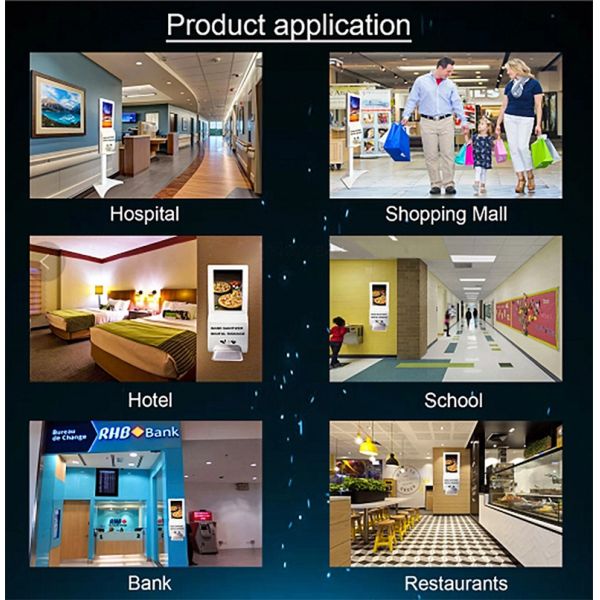21.5" 1920*1080 Advertising Kiosk Hand Sanitizer Dispenser