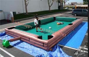 Wholesale inflatable billiard table , inflatable human foosball , human foosball sacco ,  human inflatable ball pool table soccer from china suppliers