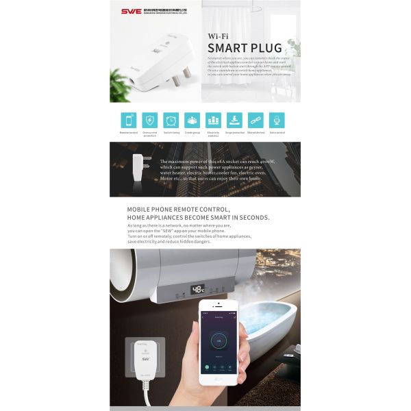 Indian Standard 16A Smart Plug Wi-Fi Socket With Power Metering Function