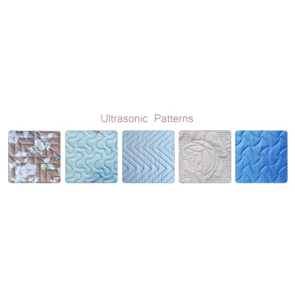 Customized Homeuse Bedroom Quilt Bedding Set with Ultrasonic Stitching Technology